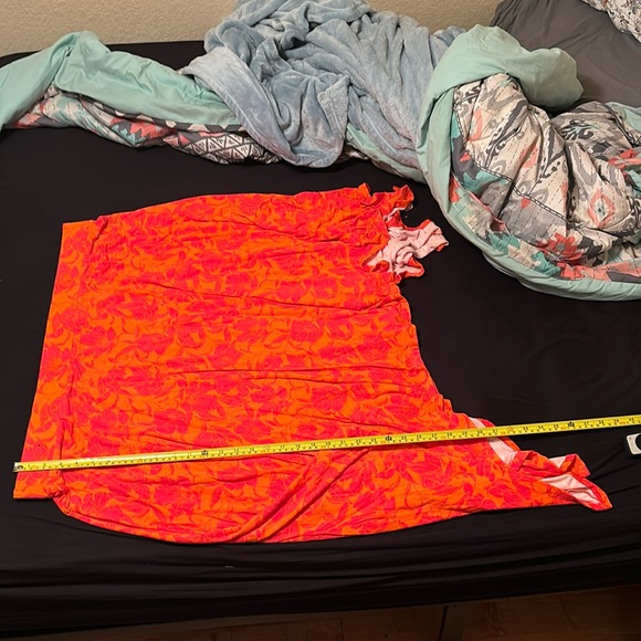 Size 5 Torrid Orange Floral Two Piece Set - Picture 9 of 9